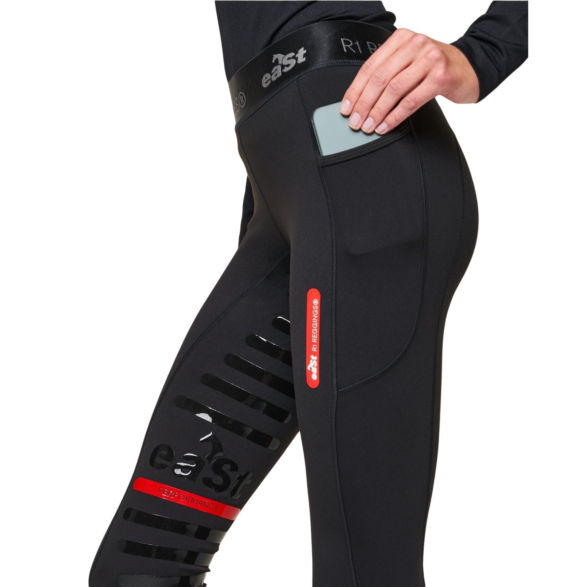Dziewczęce legginsy jeździeckie o średniej przyczepności eaSt Reggings® R1 3/3