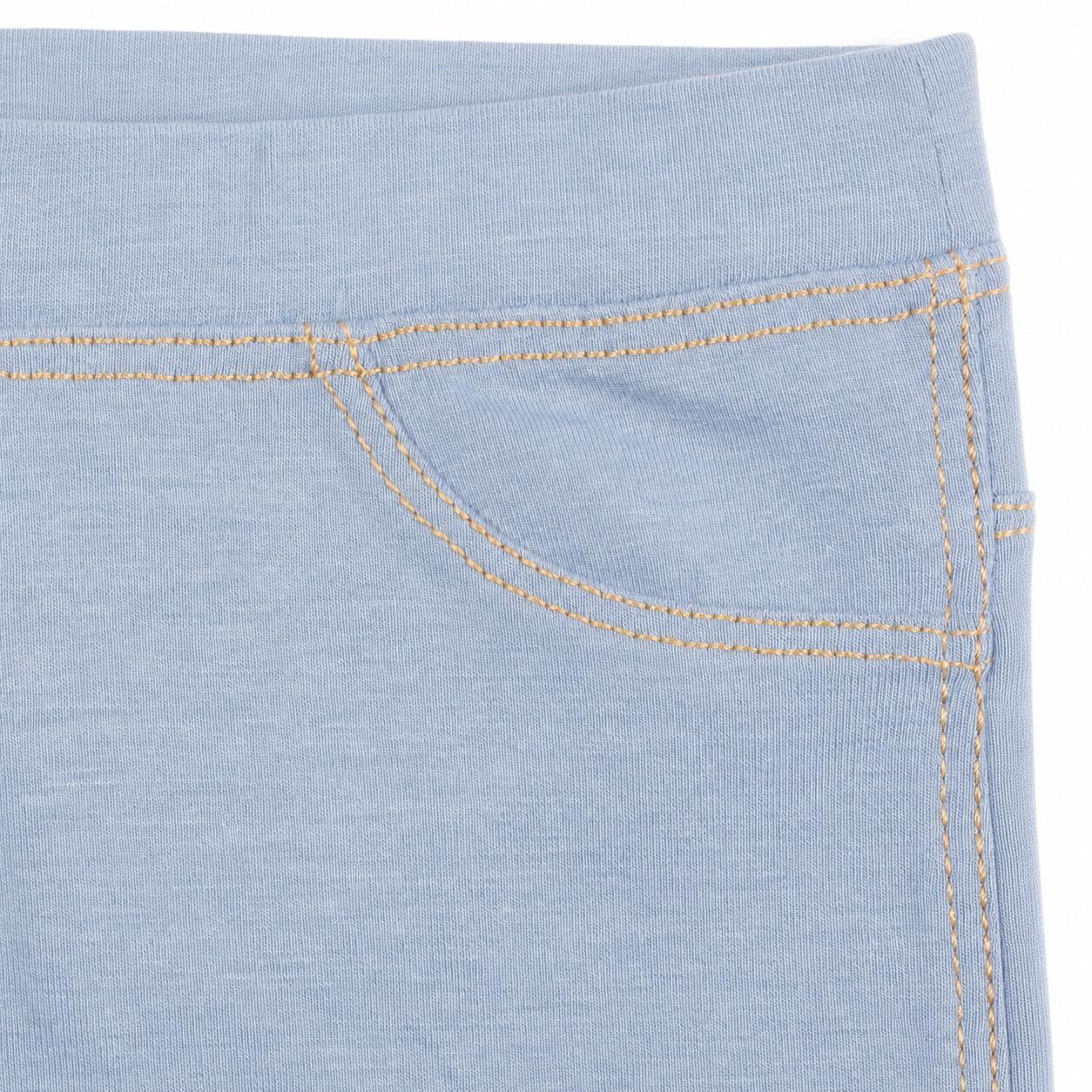 Legging niña azul efecto vaquero 3/4