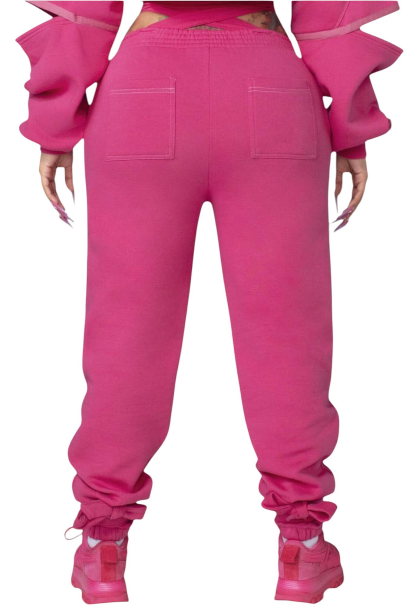 Pantaloni da tuta Reebok RBK CARDI KNIT PANT-PNKFUS 3/6