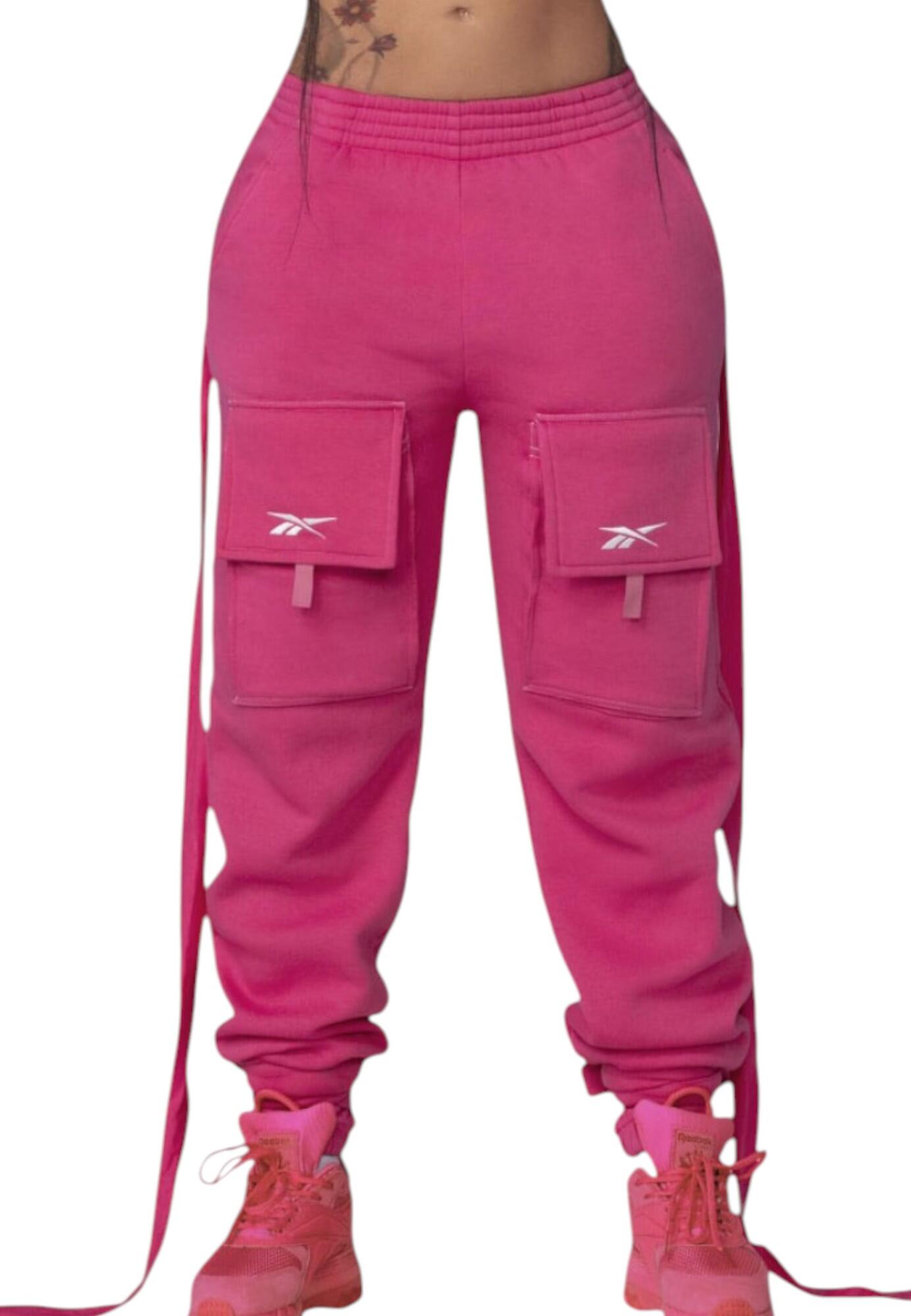 Pantaloni da tuta Reebok RBK CARDI KNIT PANT-PNKFUS 2/6