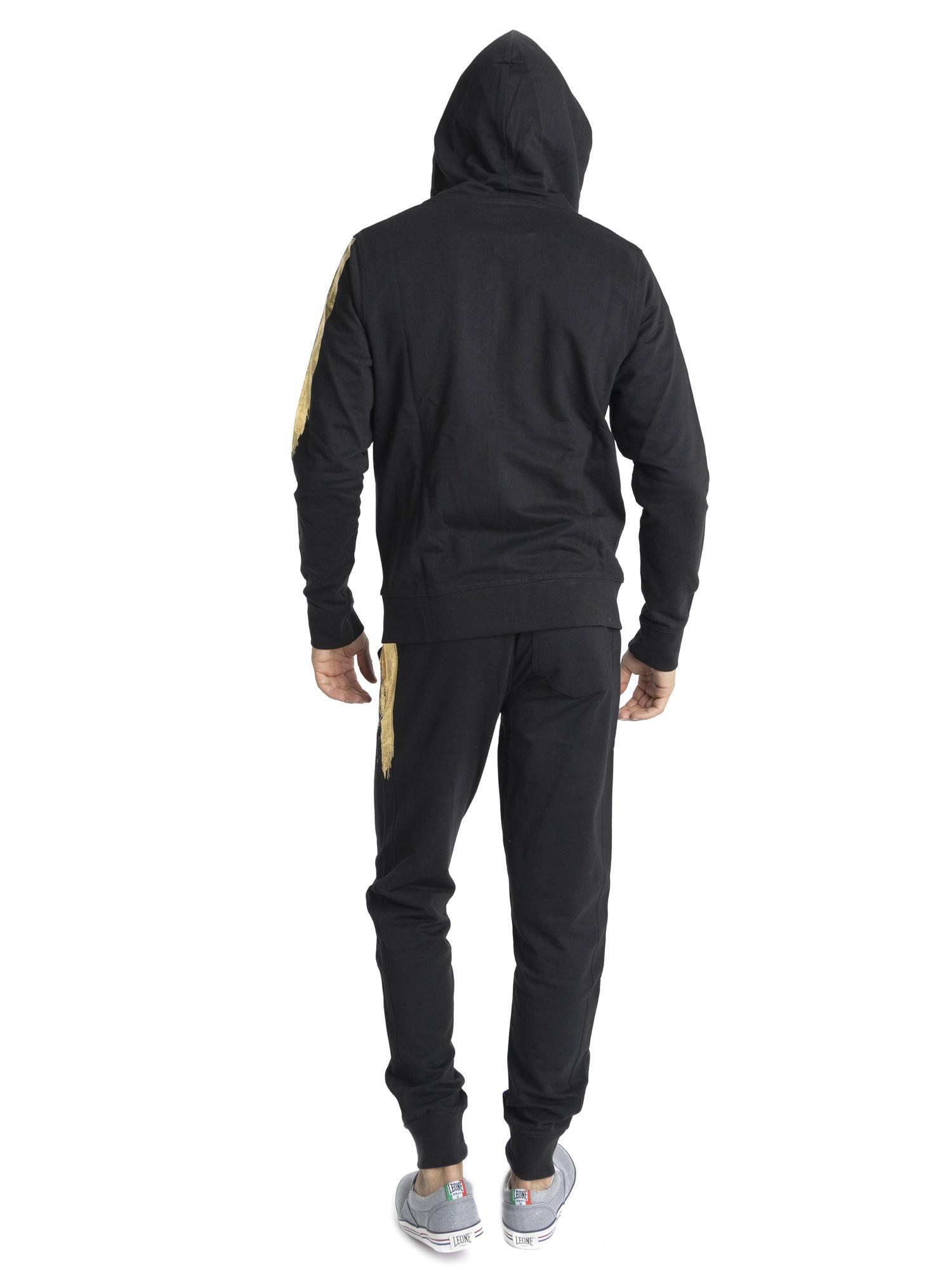 Tuta da uomo con cappuccio e zip Gold Tricolor 3/6