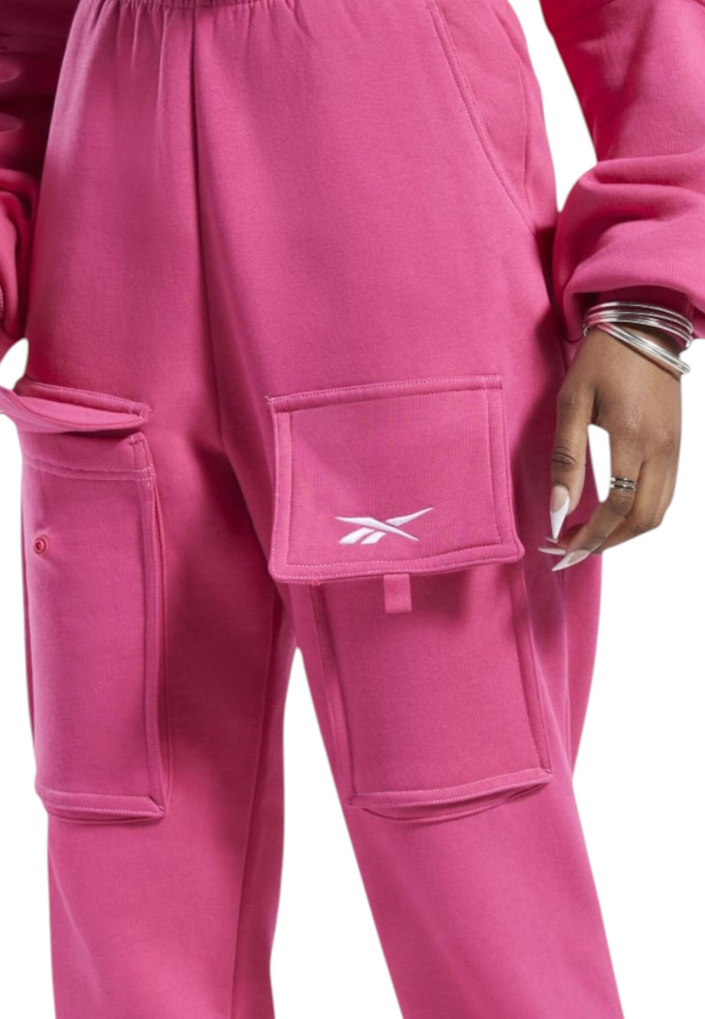 Pantaloni da tuta Reebok RBK CARDI KNIT PANT-PNKFUS 4/6