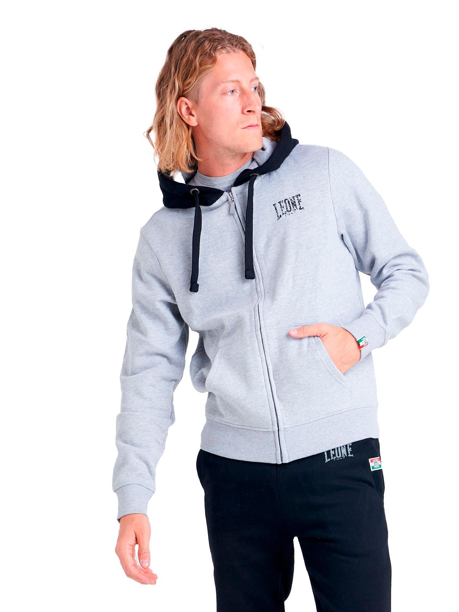 Tuta da uomo con cappuccio e zip Leone 1947 Apparel Vintage Small Logo 2/7