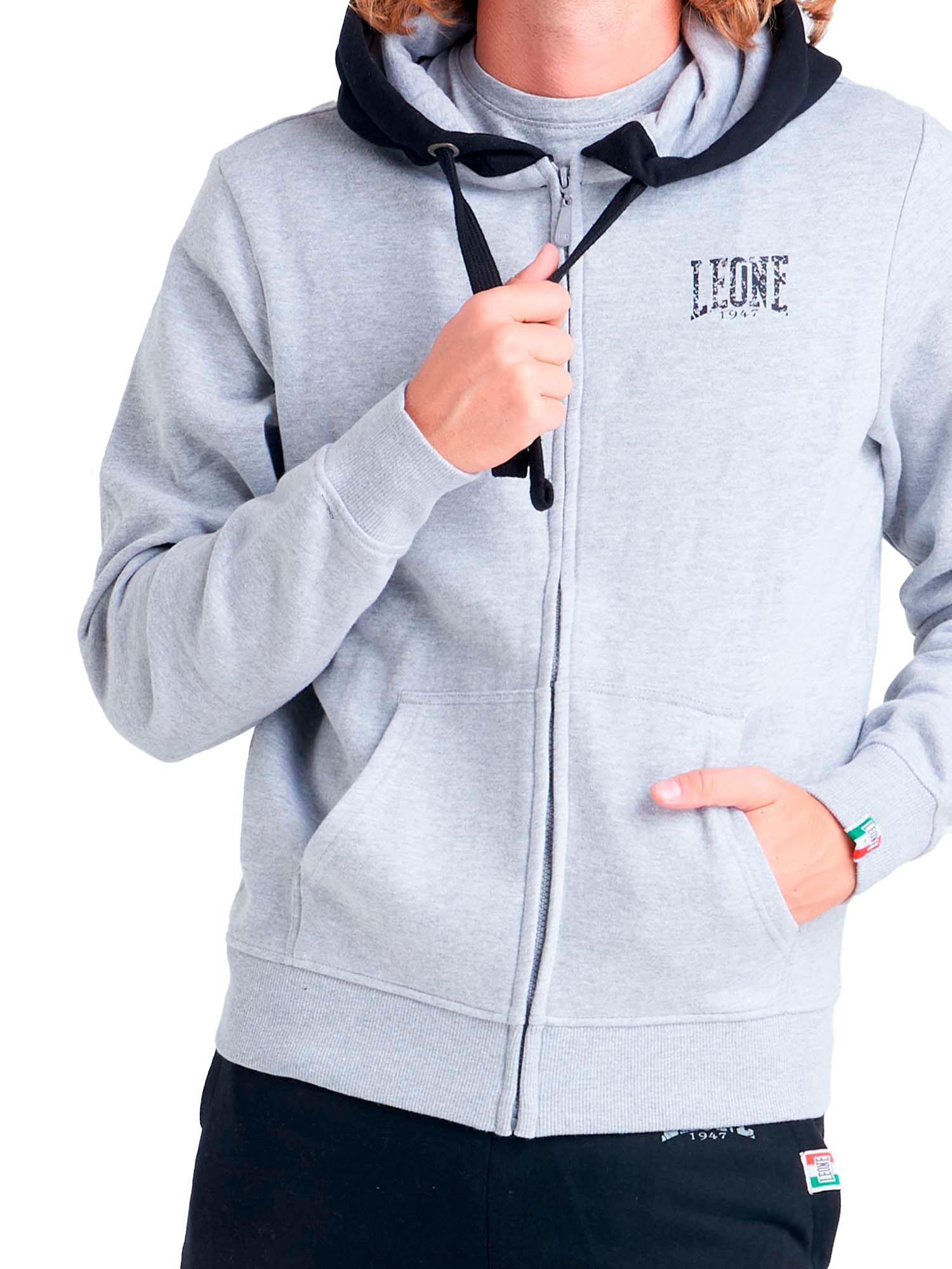 Tuta da uomo con cappuccio e zip Leone 1947 Apparel Vintage Small Logo 5/7