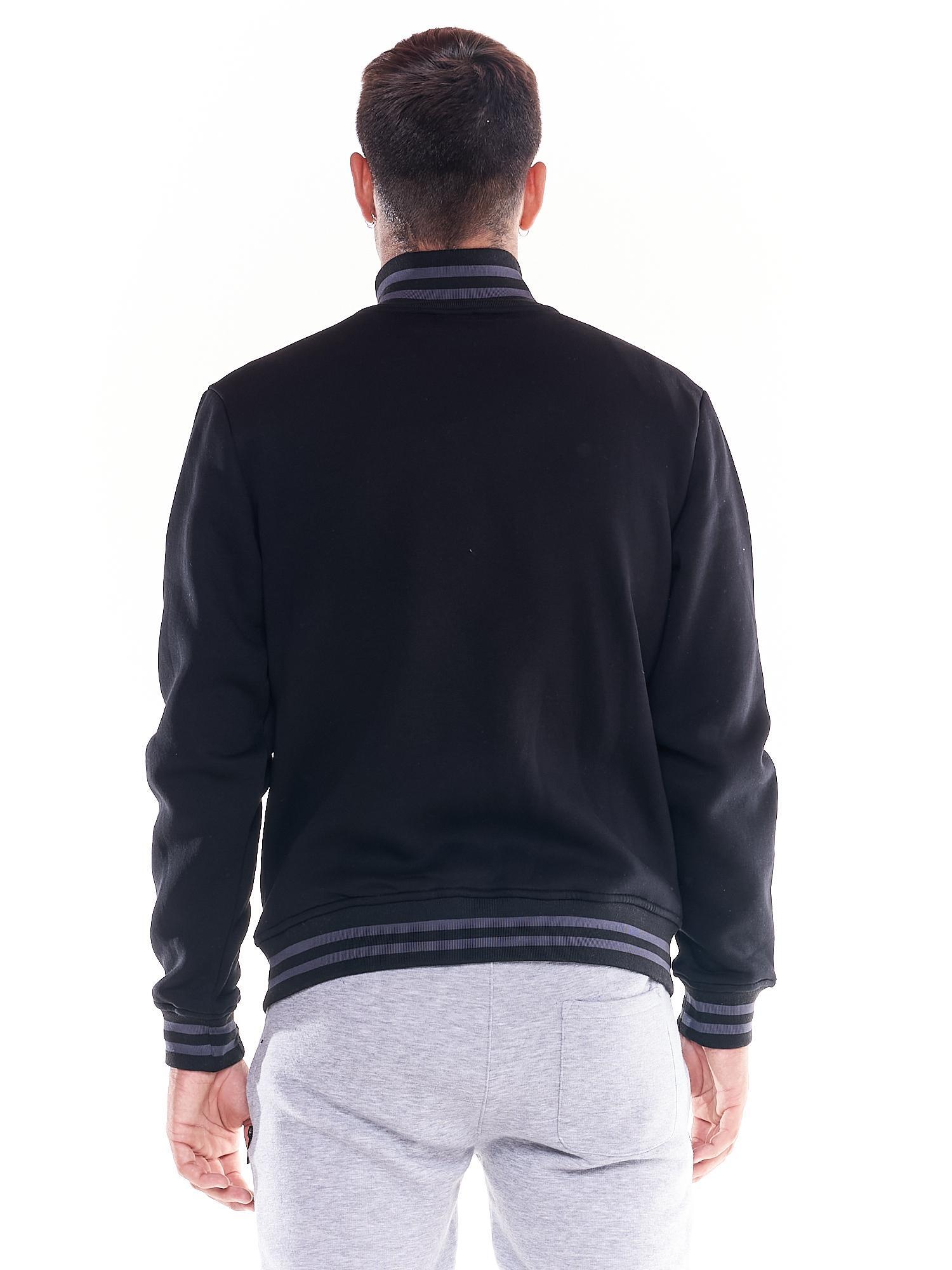 Felpa uomo full zip collo alto icona leone linea Soft Basic 4/6