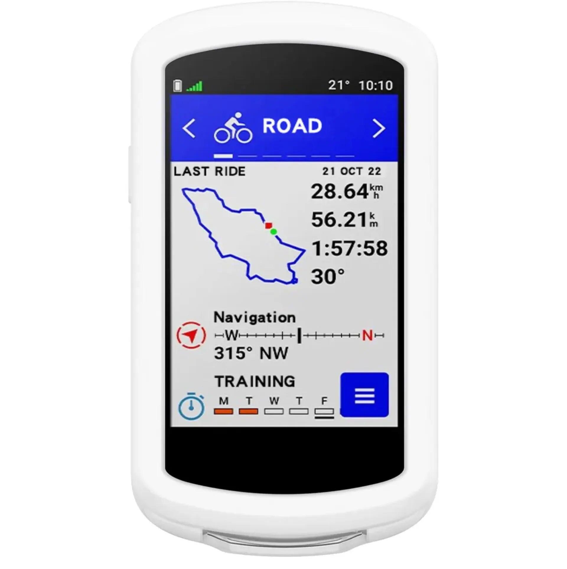 Siliconen beschermhoes voor GPS-fietscomputer Garmin Edge 1040/1030 - wit 2/3