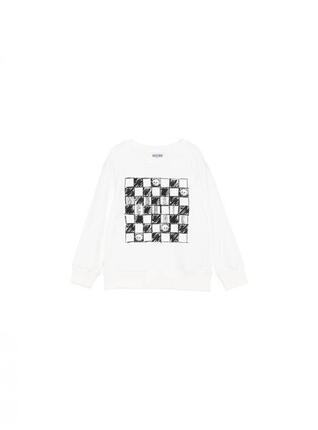 Sweat garçon Moschino blanc