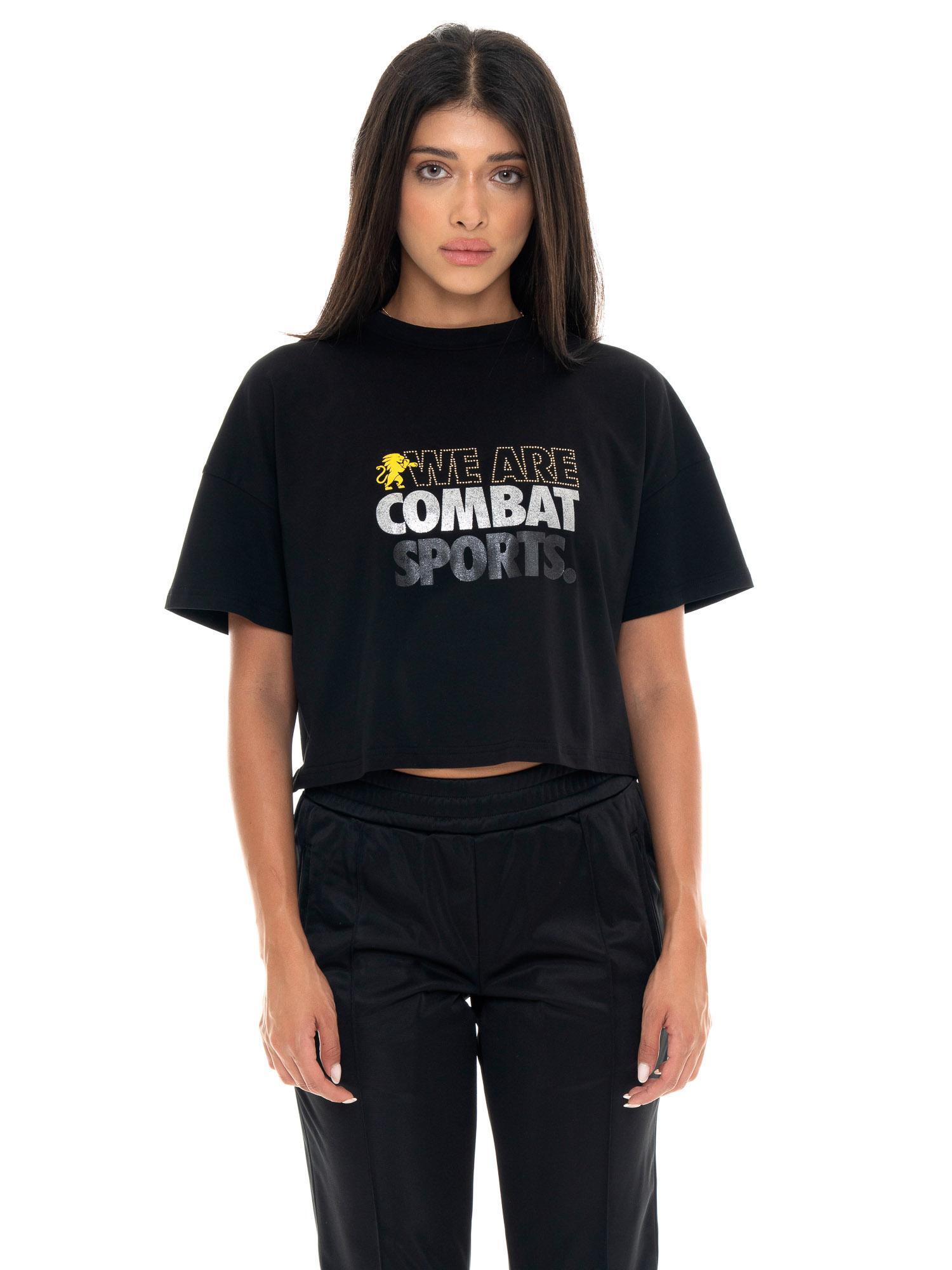 Tricou femei Leone 1947 Apparel Gold mânecă scurtă