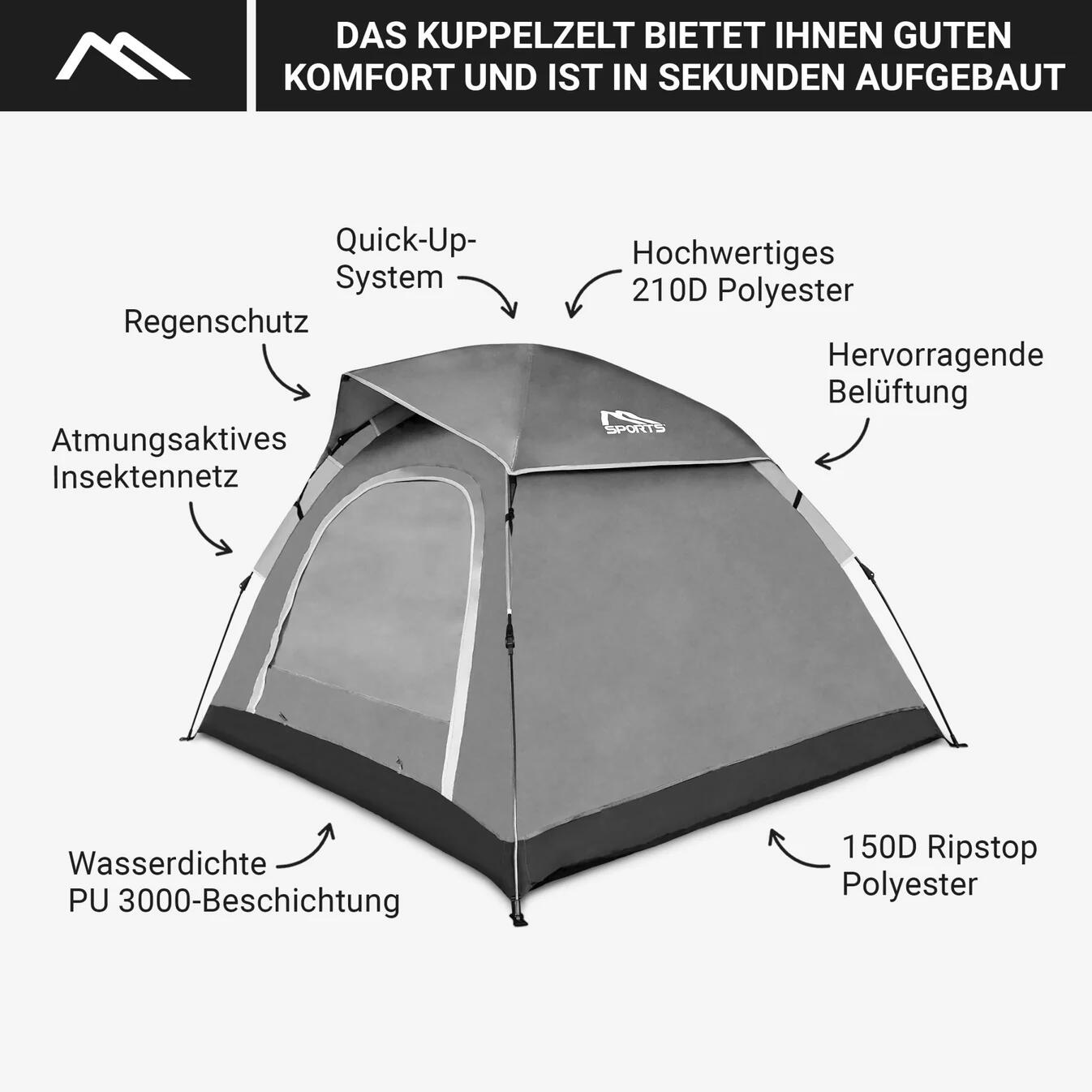 Tenda da campeggio pop-up di alta qualità 3/5