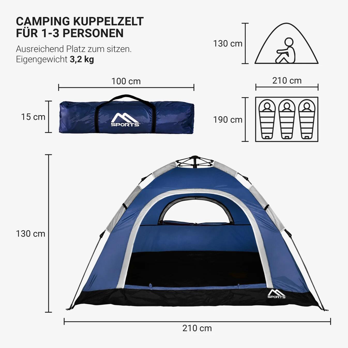 Tenda da campeggio pop-up di alta qualità 2/5