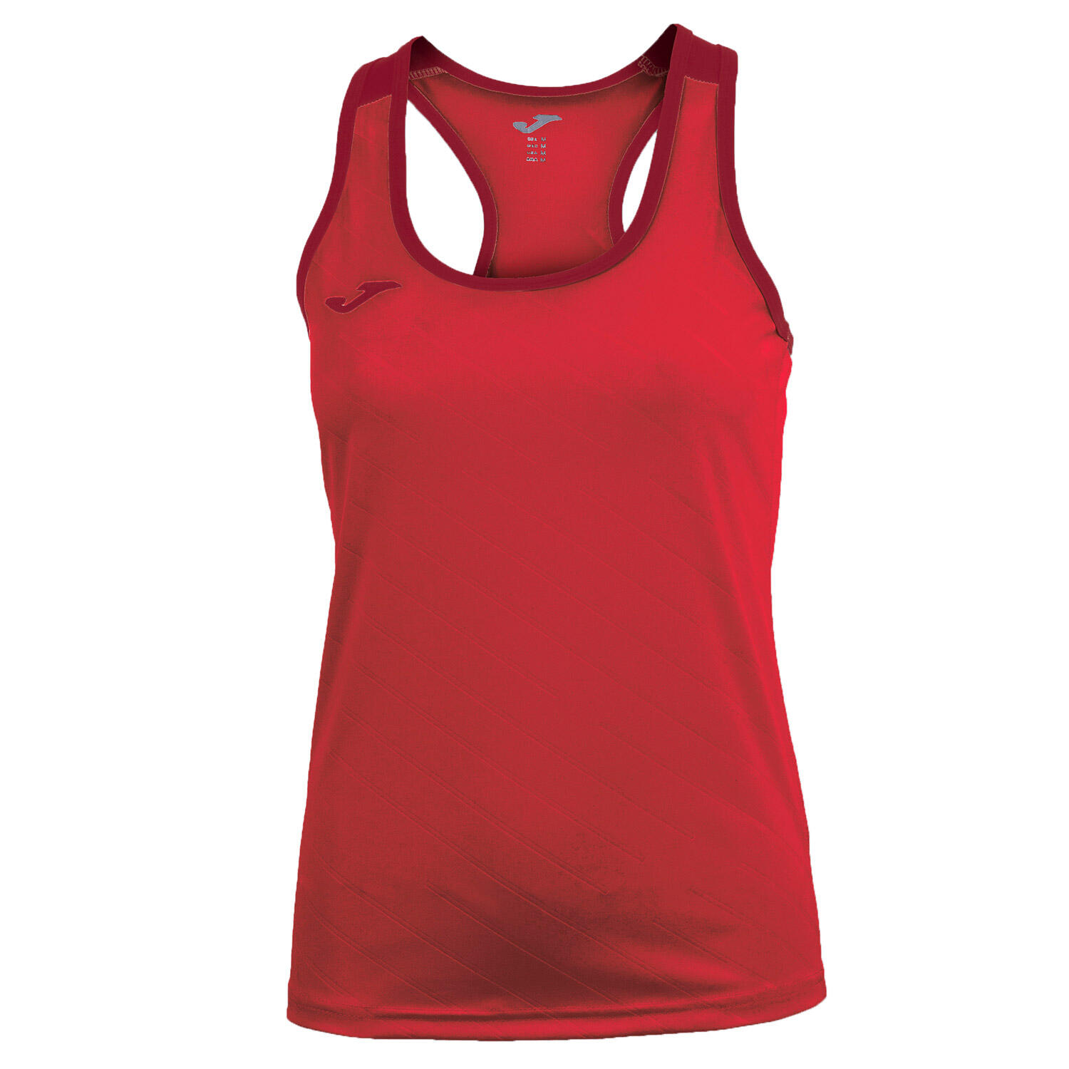 CAMISETA MUJER SIN MANGAS JOMA TORNEO II COLOR ROJO 1/2