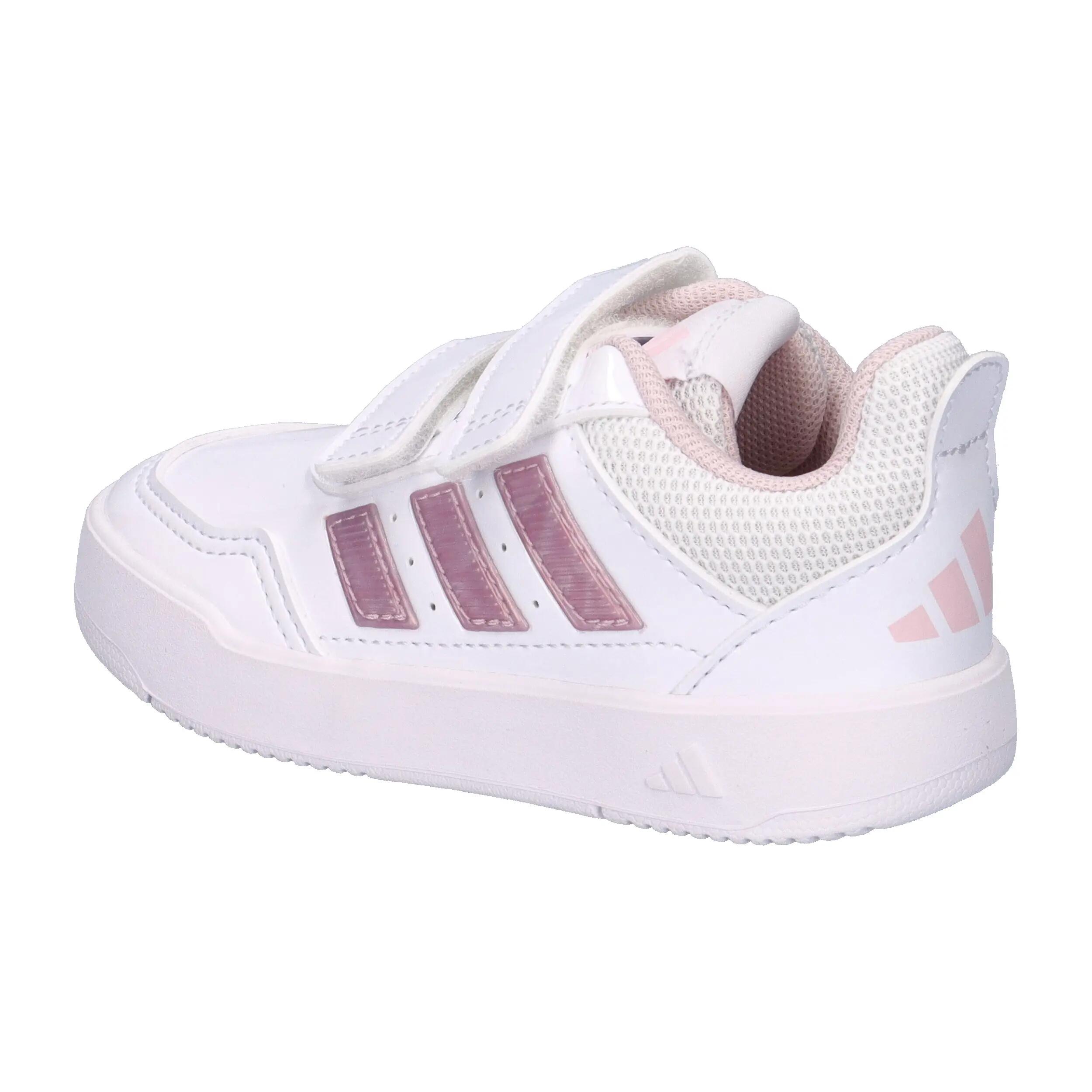 Scarpe bambina adidas tensaur sport 3.0 cf i - bianco\rosa 11/15