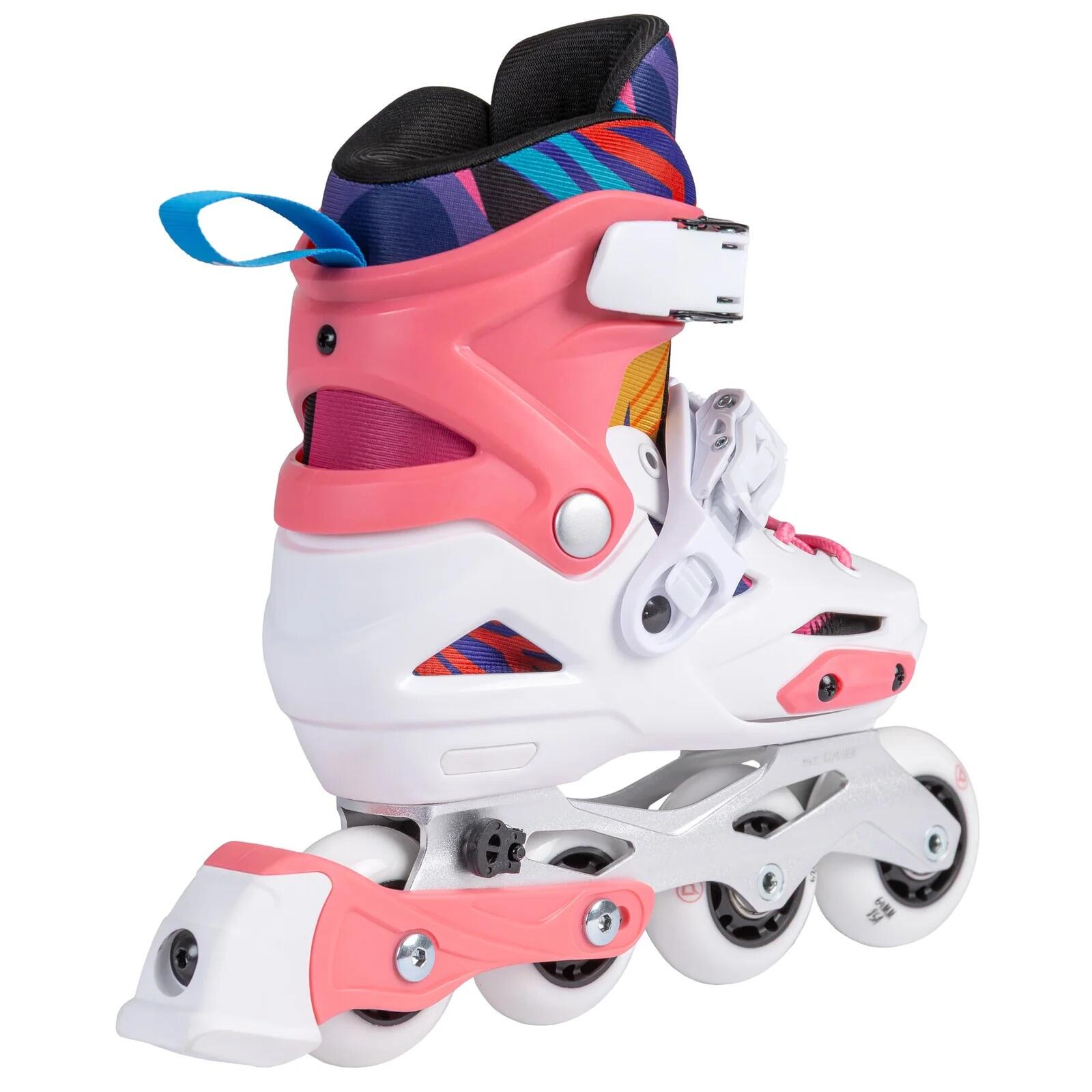 PLAYLIFE Flash Pink Adjustable Kids patins inline infantis ajustáveis 3/5