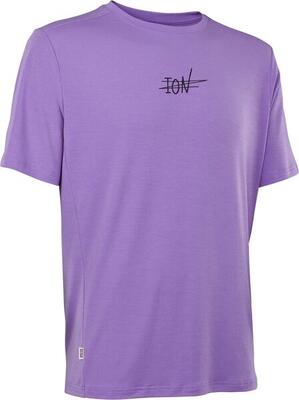 Ion ionic paars unisex shirt met korte mouwen