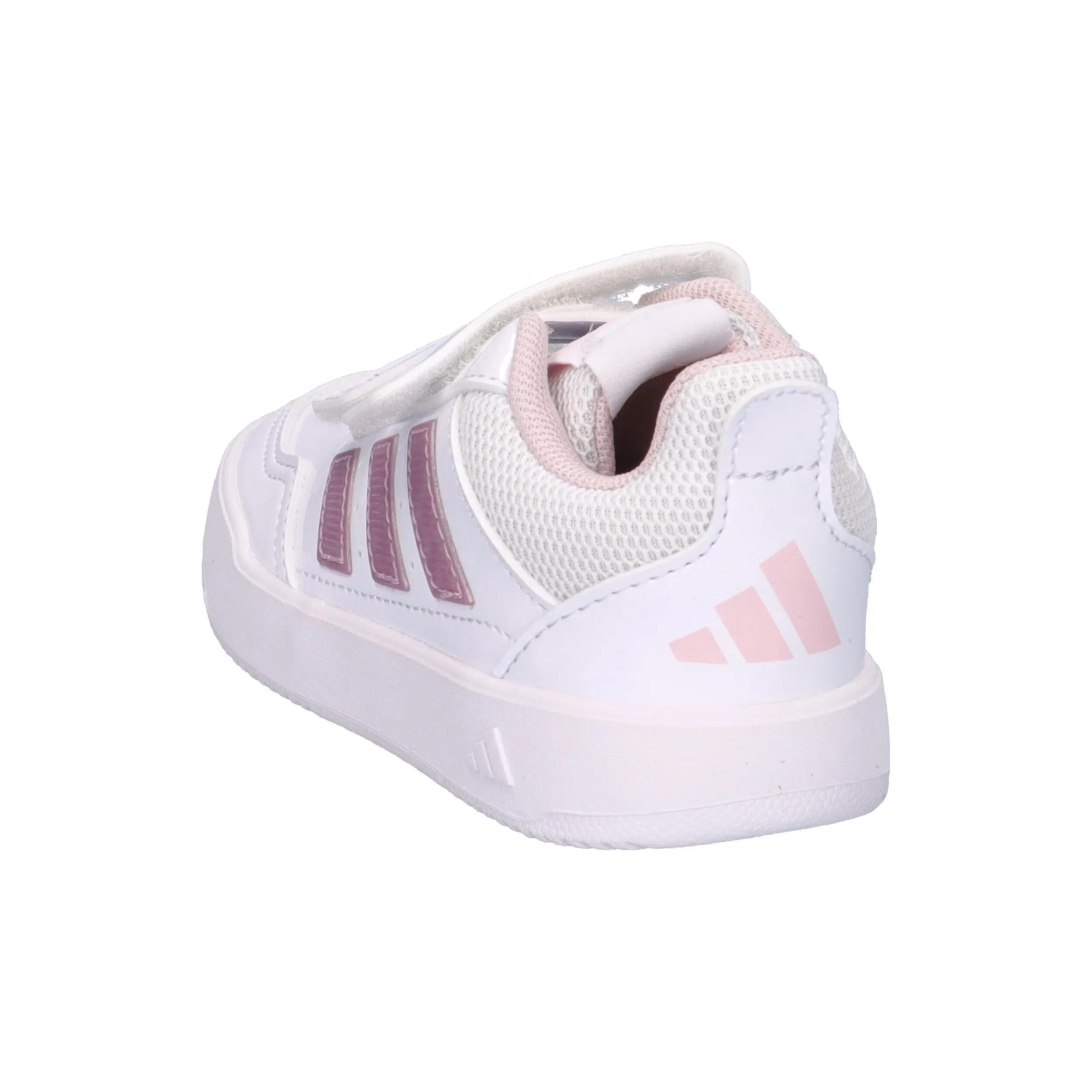 Scarpe bambina adidas tensaur sport 3.0 cf i - bianco\rosa 12/15