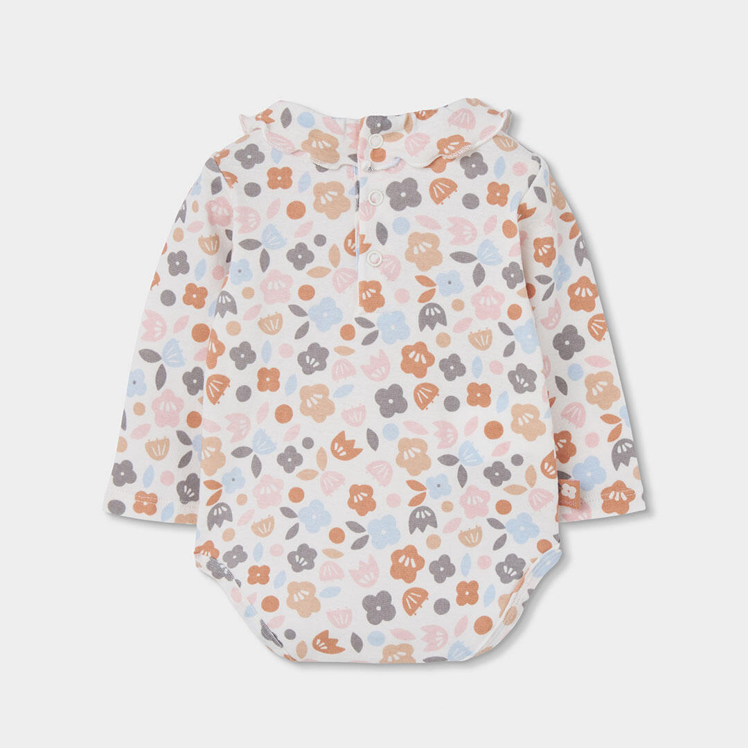 Conjunto punto bebé niña rosa bordado de búho 5/7