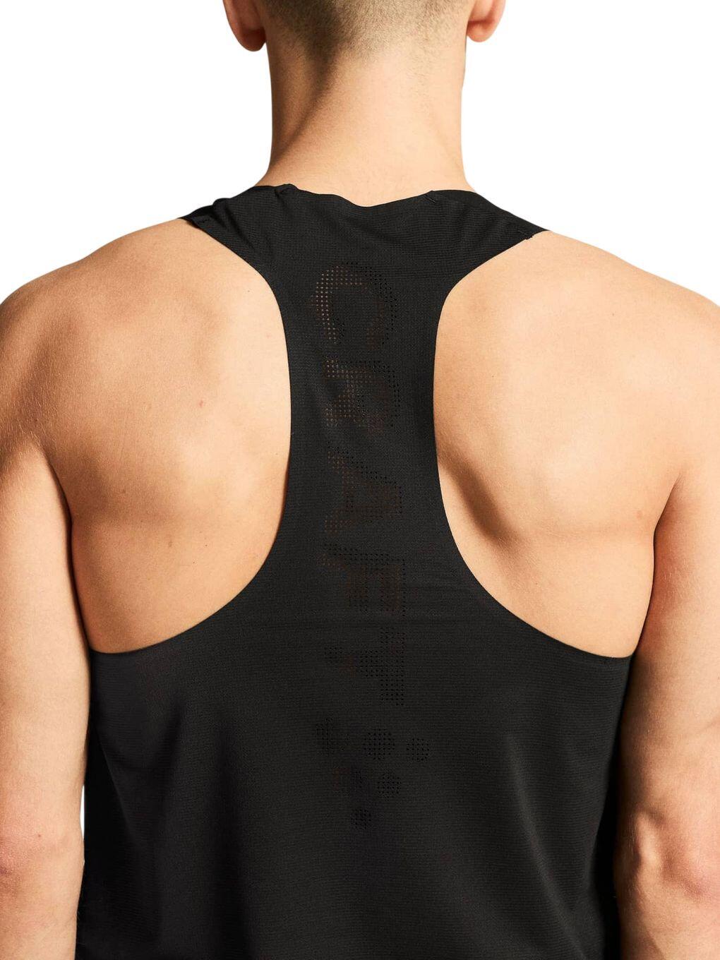 Camisola sem mangas Craft Race Day Preta para Homem 3/5