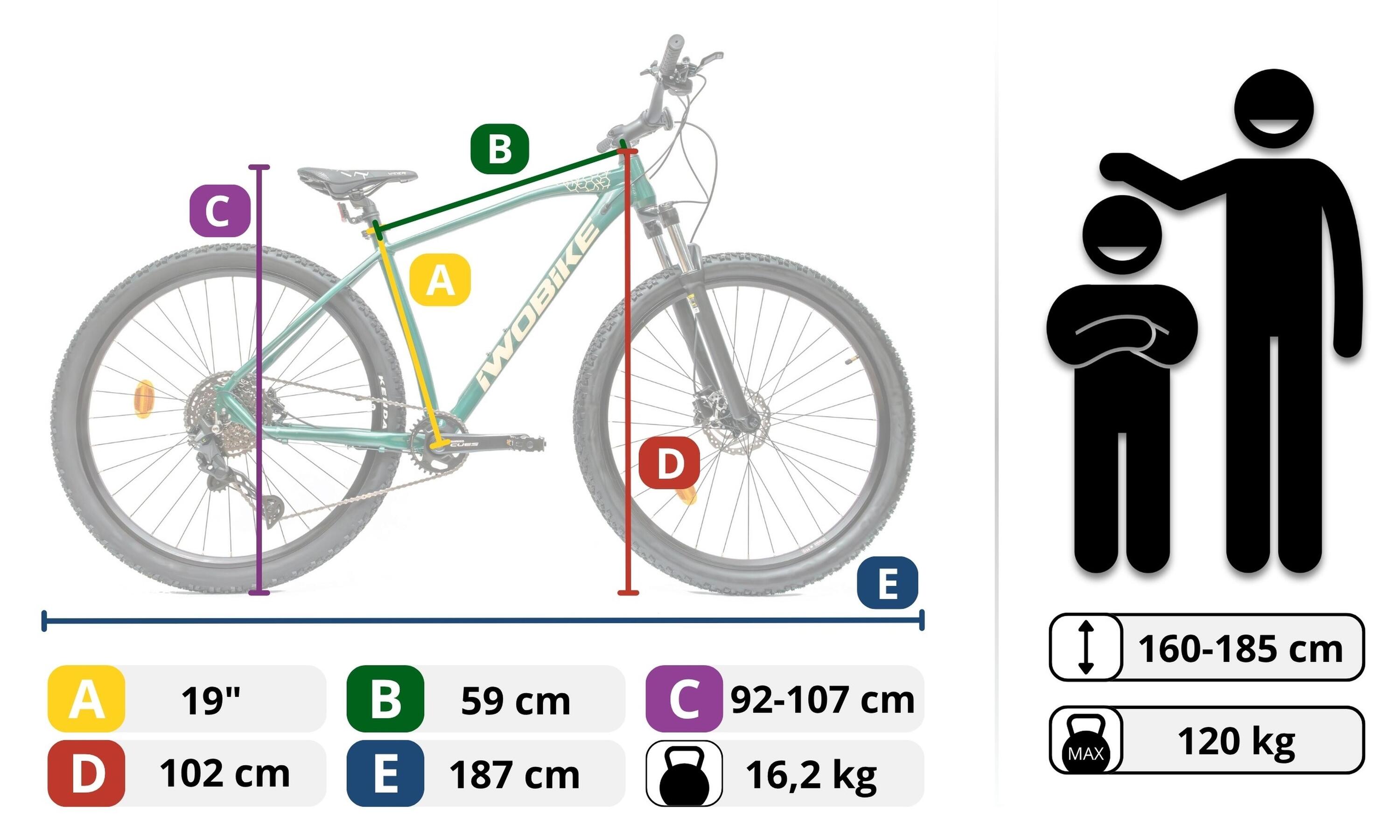 Rower Górski MTB Hexora Koła 29" 7/7