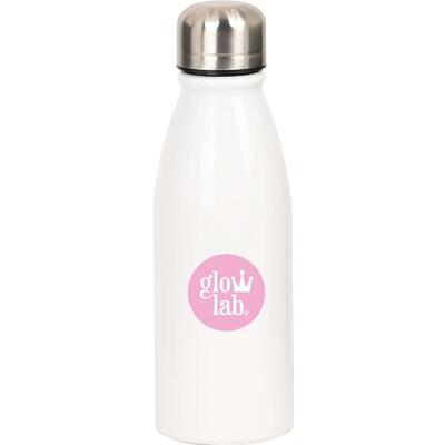 Borraccia Metálica Bambini GlowLab Amazing para Agua Reutilizable Blanca 05 L