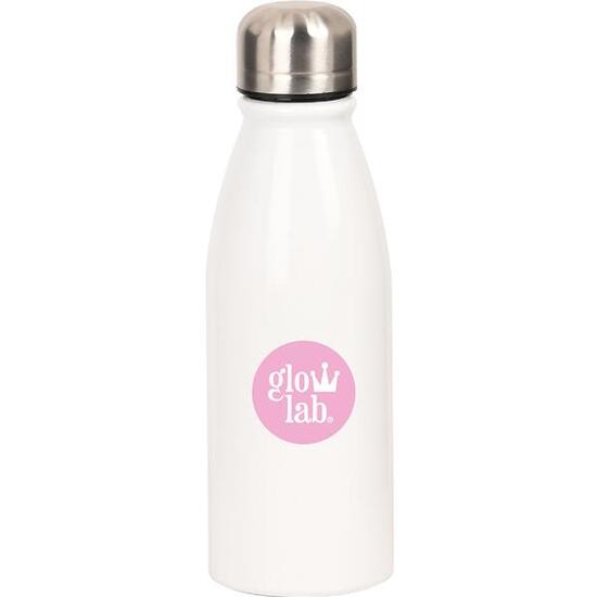 Borraccia Metálica Bambini GlowLab Amazing para Agua Reutilizable Blanca 05 L