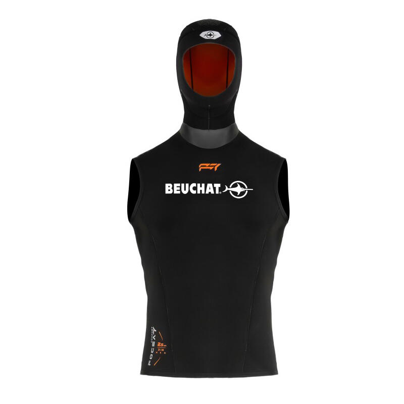 Docieplenie Beuchat Focea Comfort FC7 2.5/5mm z kapturem męskie 2/5