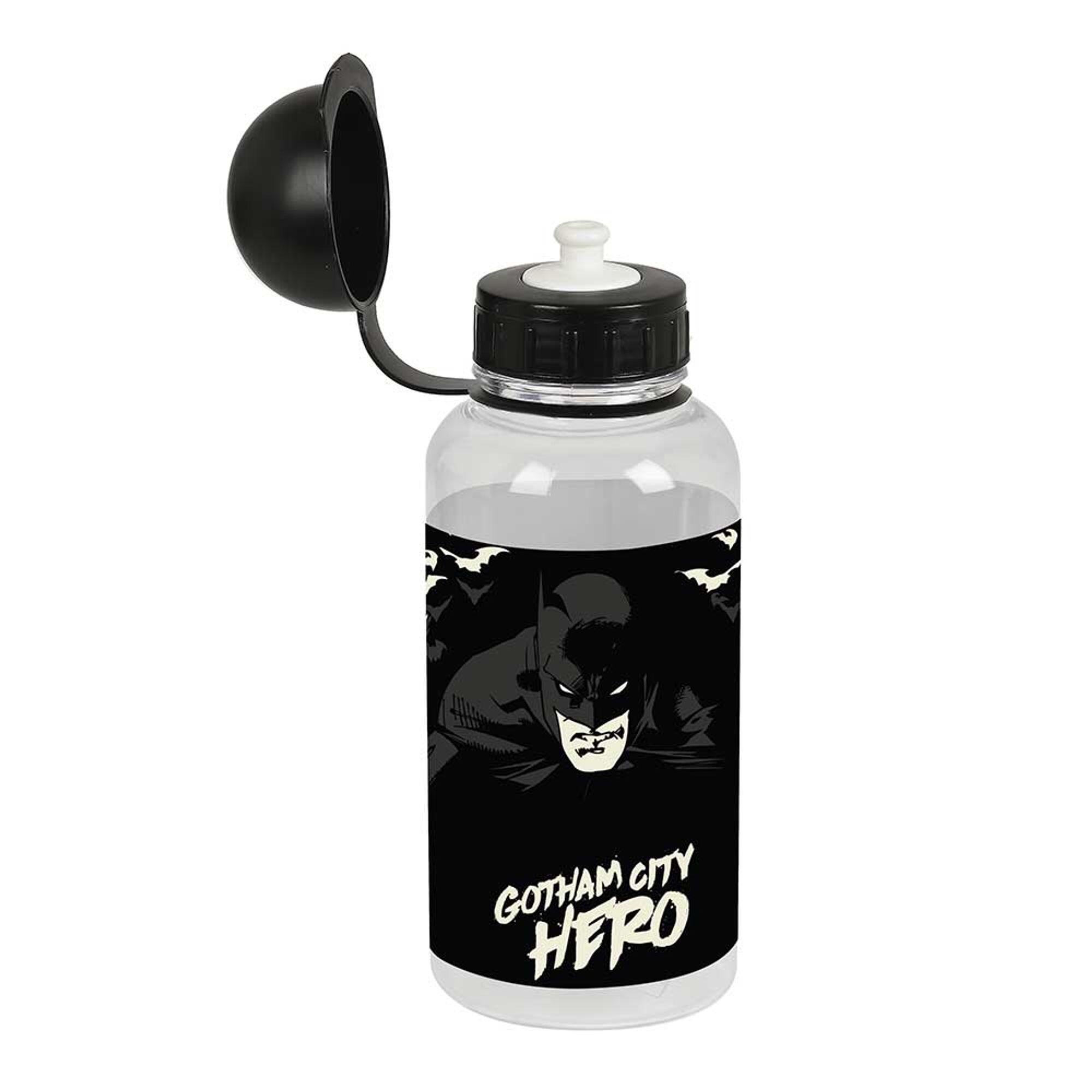 Borraccia Bambini Batman Hero Nera con tappo antigoccia e Tapa de Presión 0,5 L 3/3