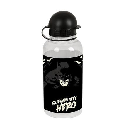 Gourde Enfant Batman Hero Noir avec bouchon anti-fuite et Tapa de Presión 0,5 L