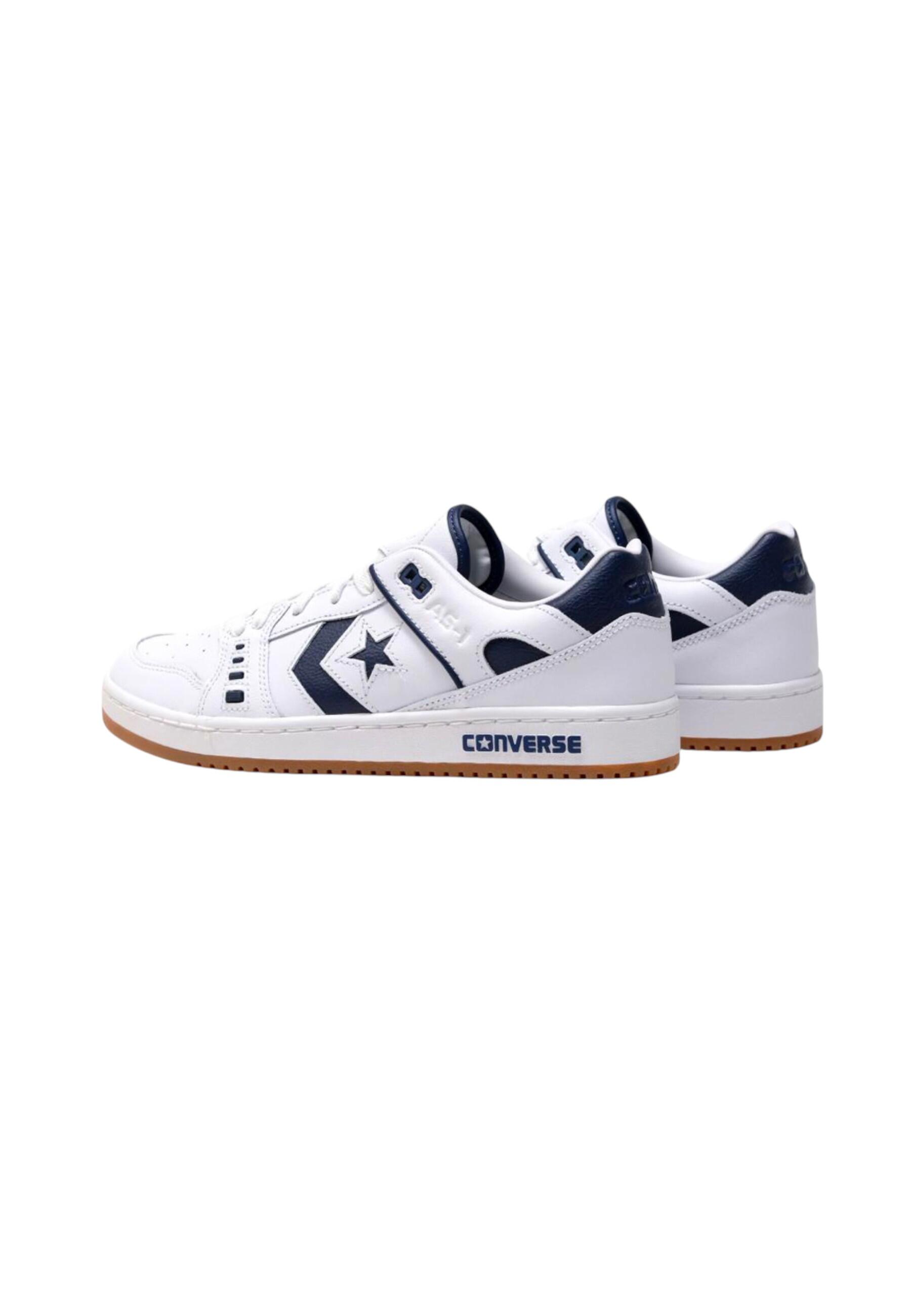 Converse - Zapatillas AS-1 PRO OX WHITE/NAVY/GUM en cuero para hombre 3/4