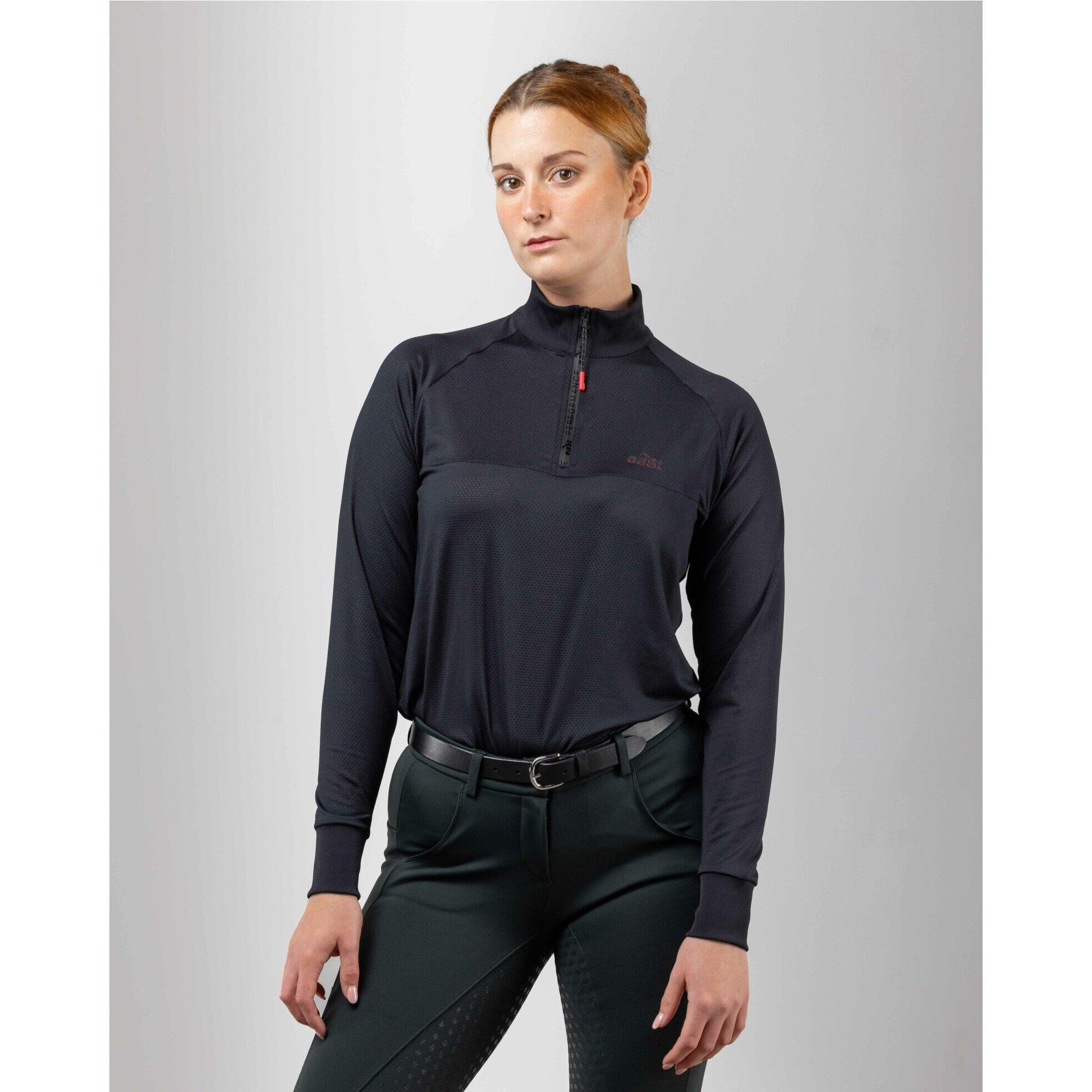 Technisch lange mouwen rijshirt voor dames van mesh eaSt 3/3
