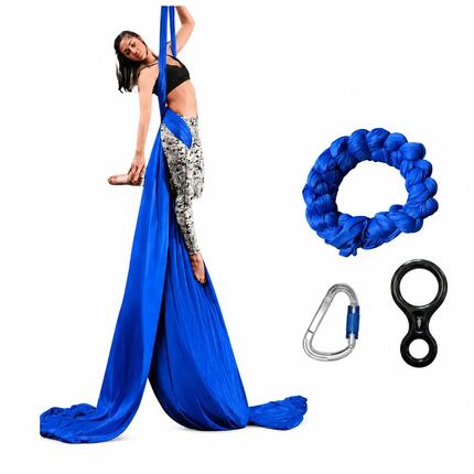 Szarfa aerial silk, akrobatyczna, wertykalna MEDIUM STRETCH 10% szerokość 150cm