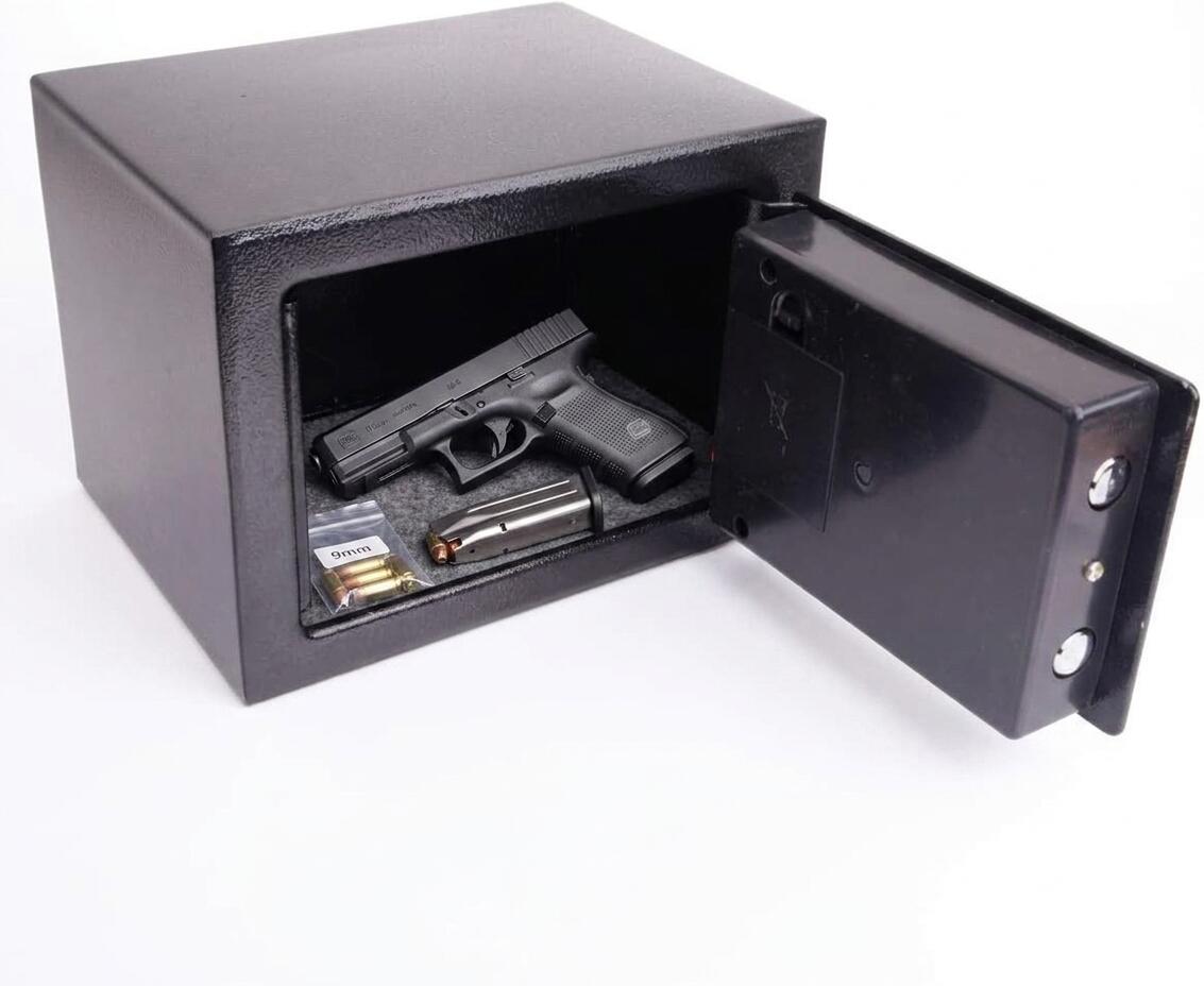 Coffre Fort Tresorsafe pour arme de poing T17E Serrure électronique avec clés 3/6