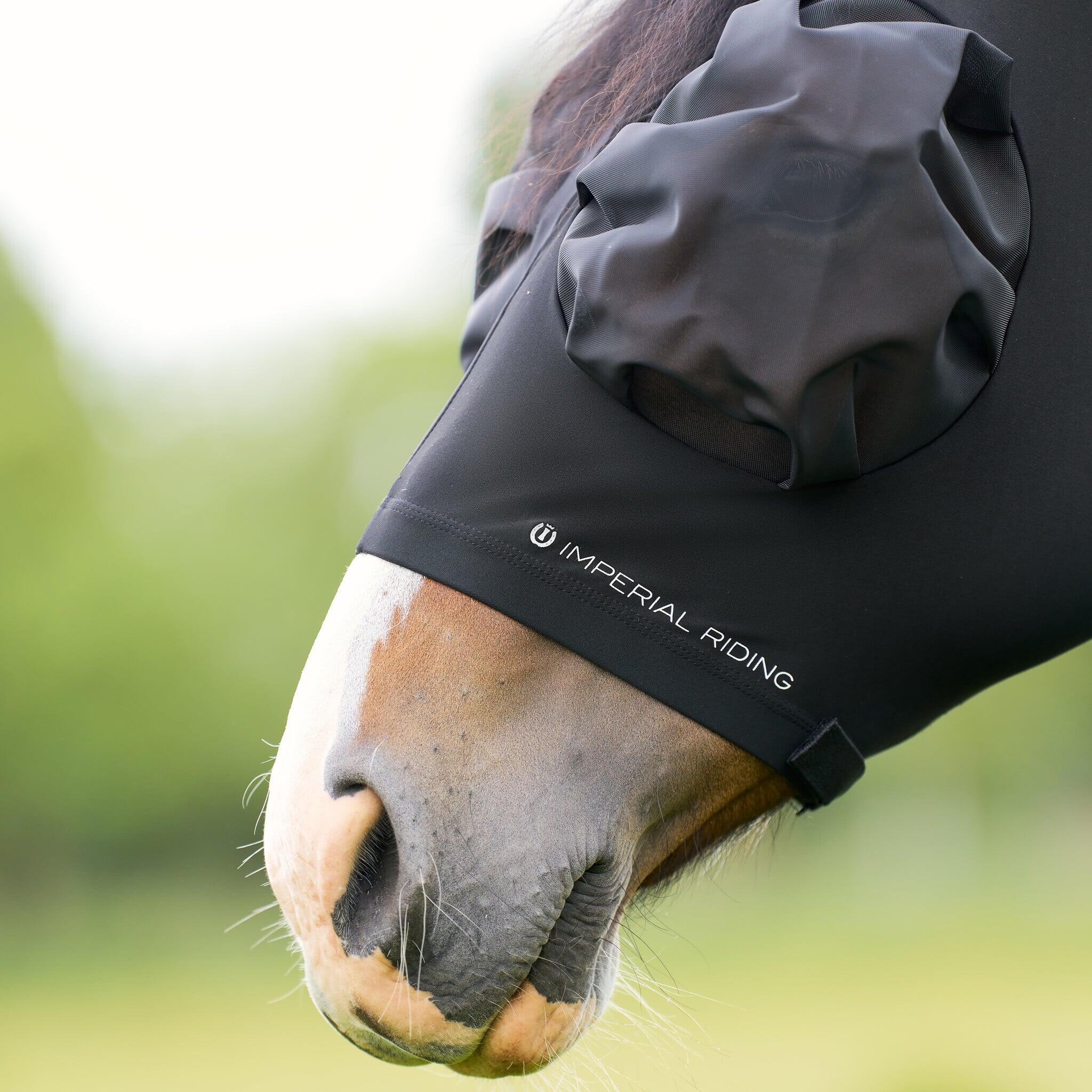 Imperial Riding Vliegenmasker IRHTrail Ride Basic -Navy (Cob) 2/3