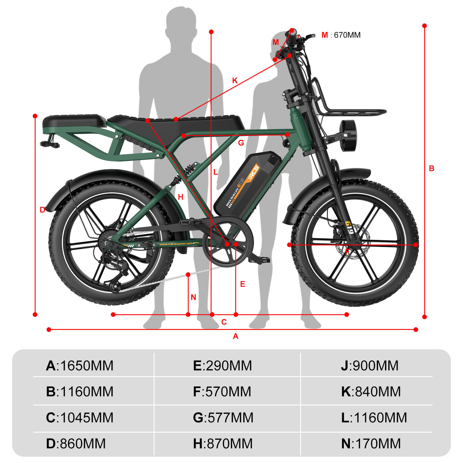 Bici litio adulta RCB G19 sensore coppia, autonomia 120-130km freno idr. 7/7
