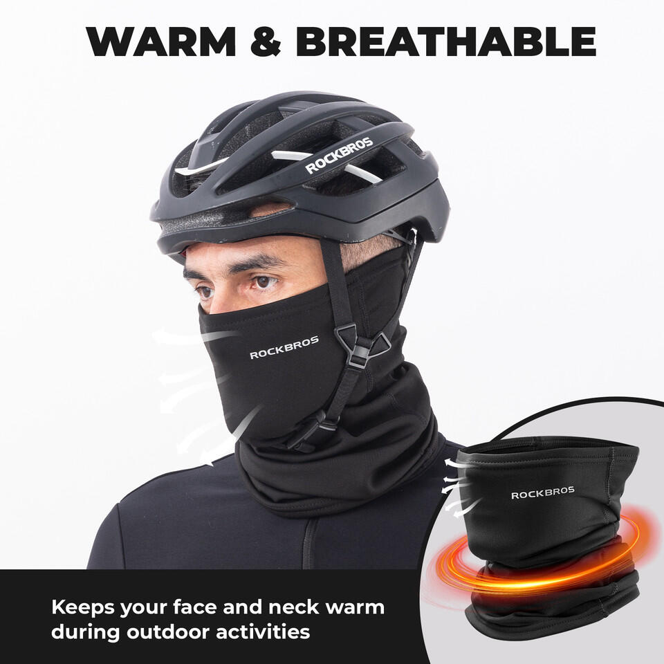 ROCKBROS Halb Sturmhaube Winter Balaclava Halstuch 5/6