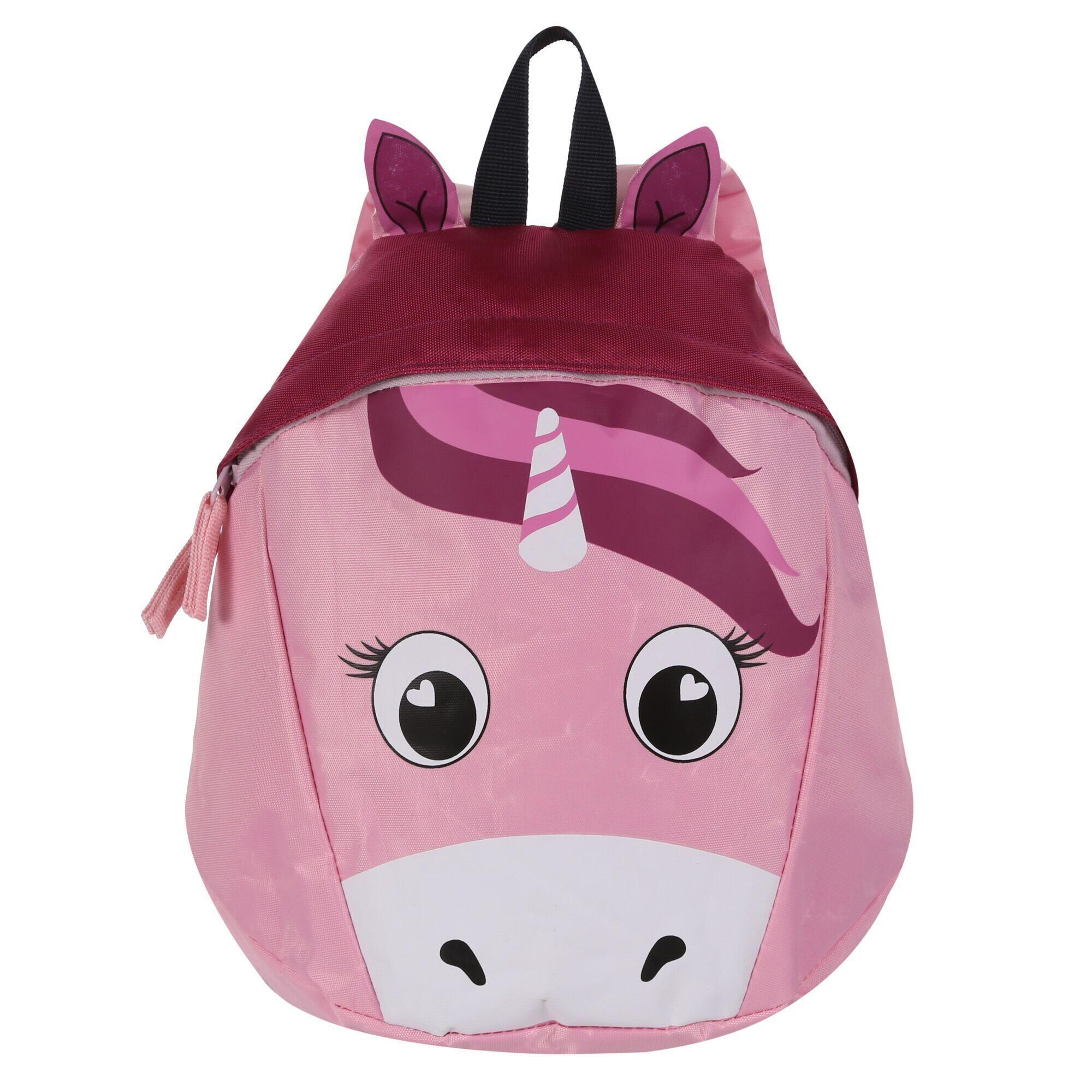 Childrens/Kids Roary Animal Unicorn Backpack (Pink) 1/4