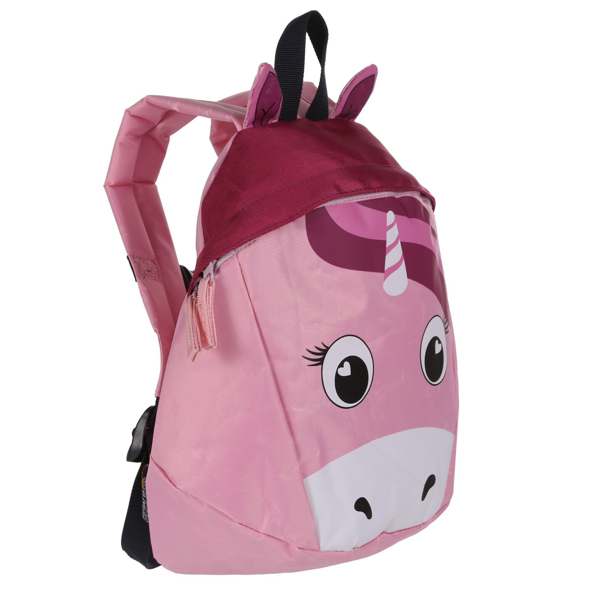 Childrens/Kids Roary Animal Unicorn Backpack (Pink) 3/4