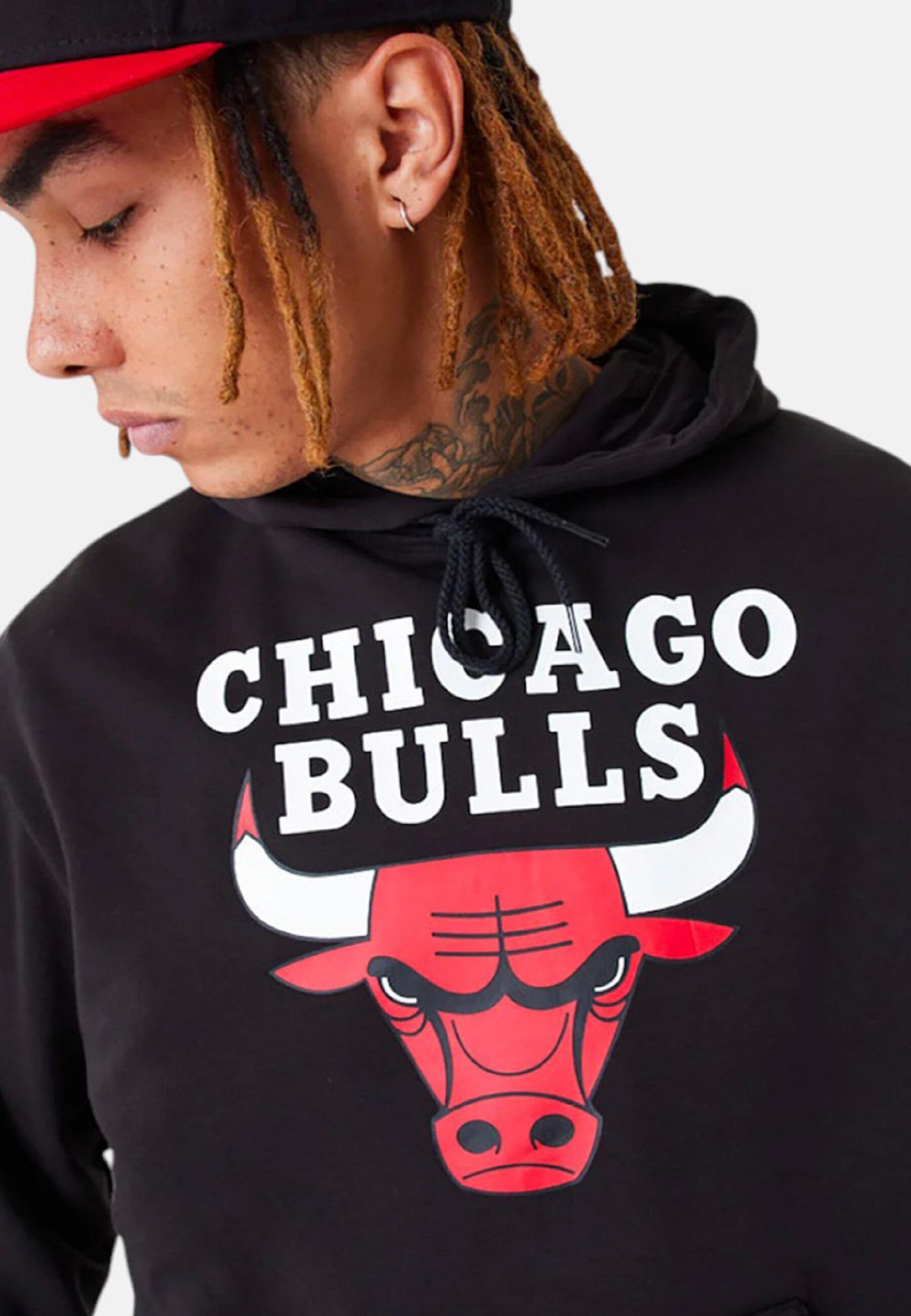 New Era - Felpa NBA COLOUR BLOCK OS HOODY CHIBUL in cotone per uomo 3/4