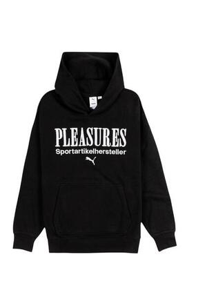 Puma - Sweat-Shirt PUMA x PLEASURES Graphic Hoodie en coton pour homme