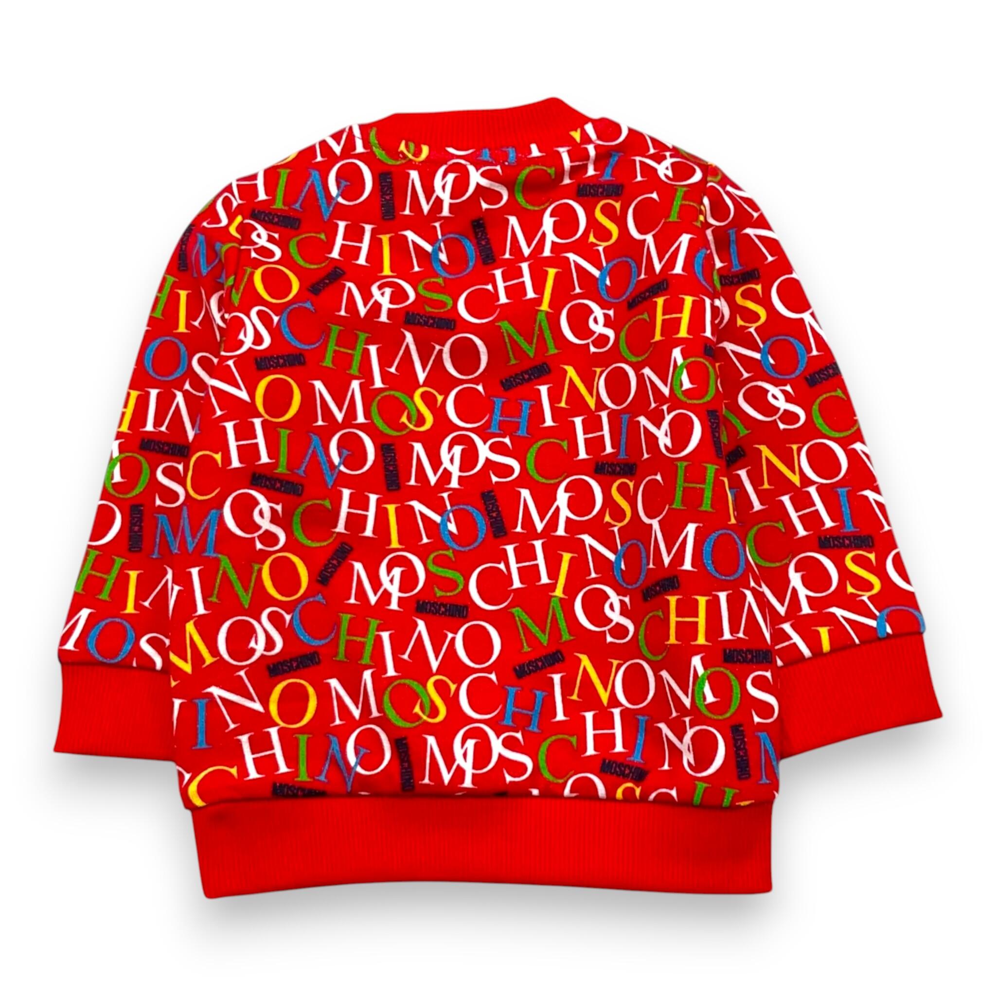 Sweatshirt menino Moschino vermelho 2/3
