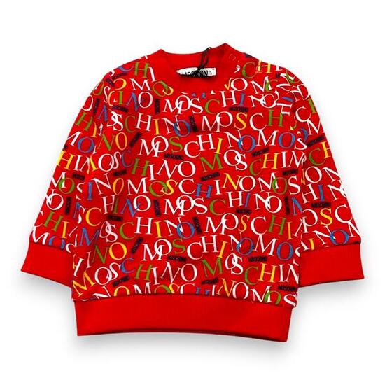 Sweat garçon Moschino rouge