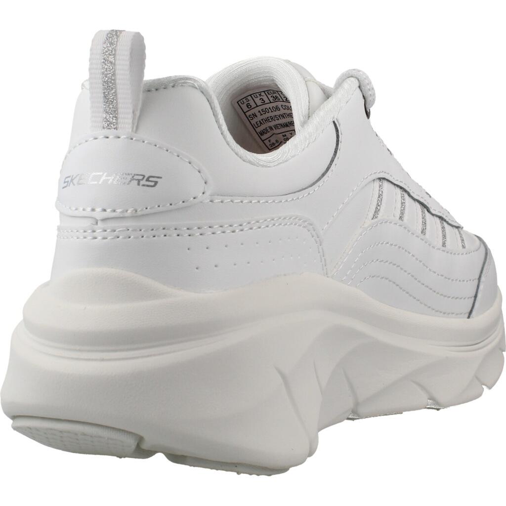 Damen D'LUX WALKER 2.0 GOLDEN STEP Halbschuhe Weiß / Silber 3/5