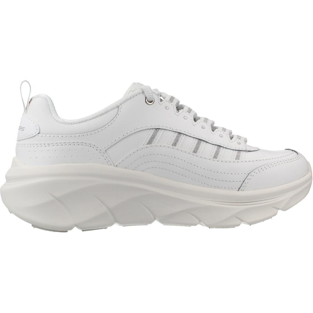 Damen D'LUX WALKER 2.0 GOLDEN STEP Halbschuhe Weiß / Silber 4/5