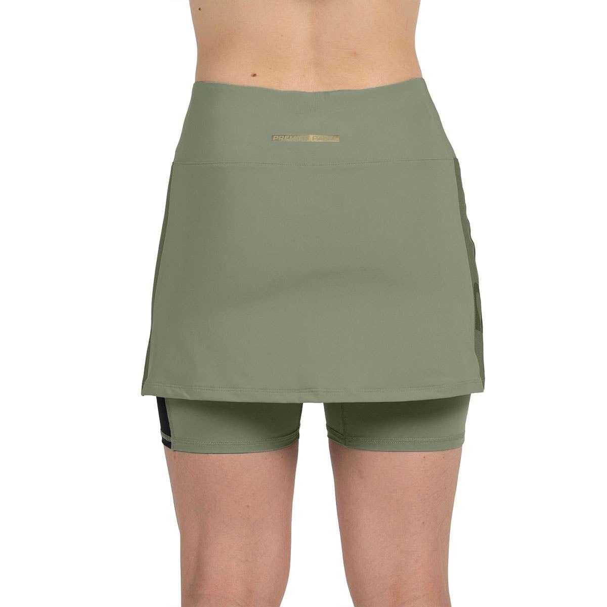 FALDA BULLPADEL PORTOA 015 KAKI MUJER XS 4/4