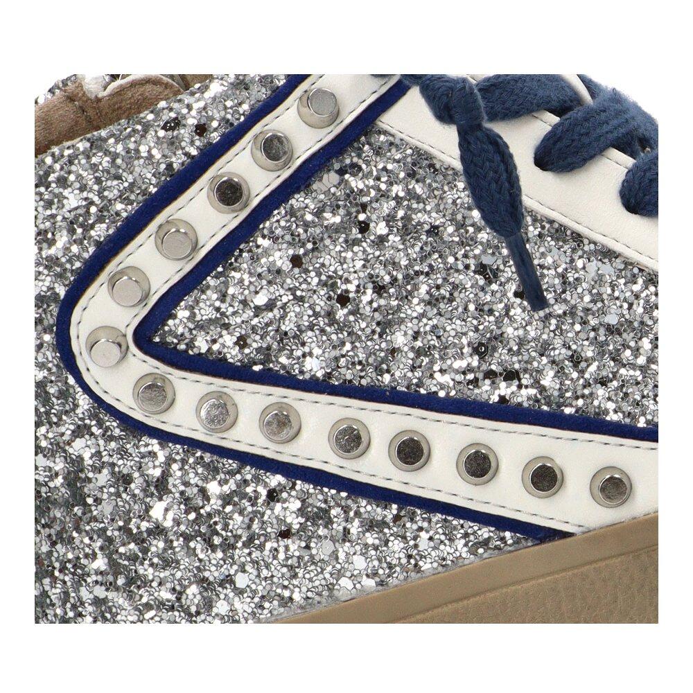 Deportivas Casual Mujer Suela Plana - Modelo M5050 Plata 6/6