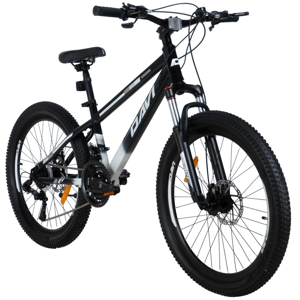 Mountain bike 24 inch Terrano Pro steel 11" frame 21 speeds for 9-12 years