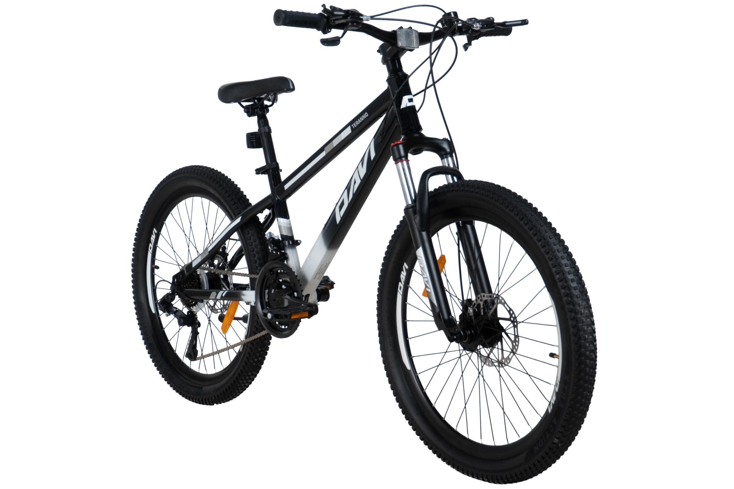 Davi Terrano mountainbike 24 inch 9–12 jaar, 21 versnellingen, robuust frame 11" 2/7