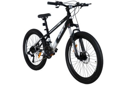 Vélo VTT 24 pouces, 9-12 ans, cadre robuste 11", suspension, Davi Terrano Pro