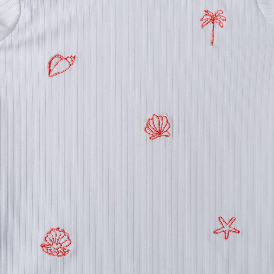 Swim Essentials T shirt da nuoto a maniche corte - bianco - White Pearl - 3/6