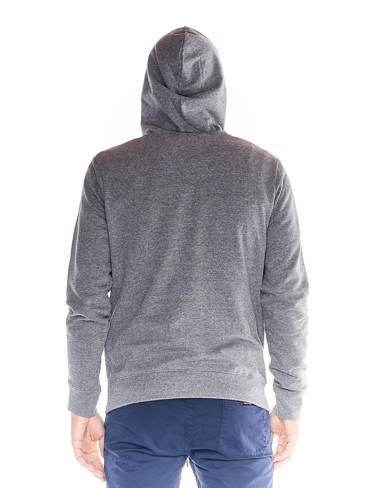 Sudadera de hombre con capucha y bolsillo grande con logo College grande 4/6