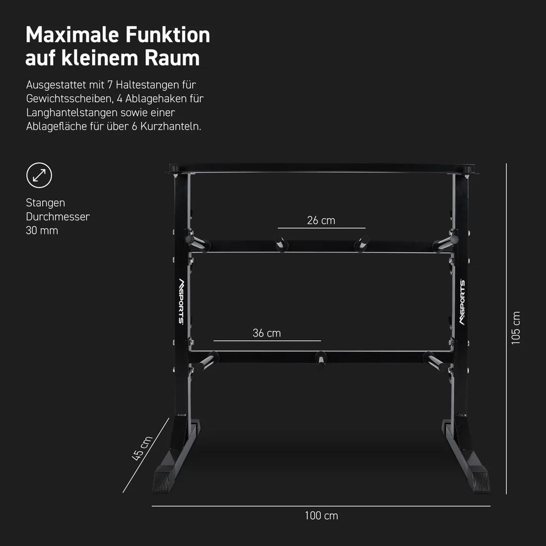 Multifunktion Hantelständer 7/7